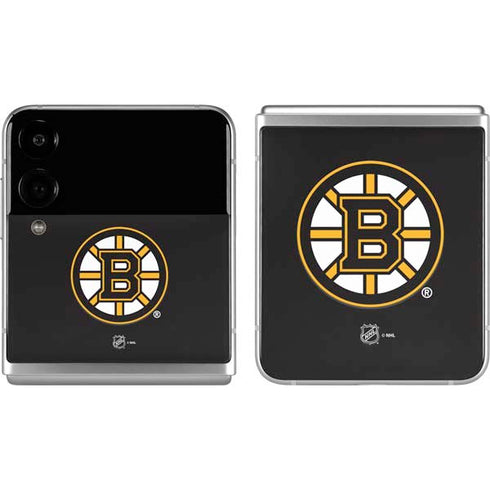 NHL Boston Bruins Solid Background Galaxy Z Flip4 5G Skin